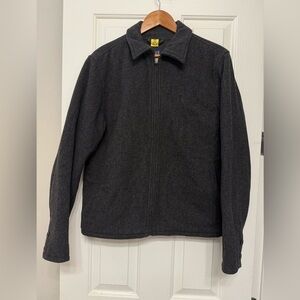 GAP Wool Blend Full Zip Jacket/Coat – Charcoal Gray – Size S